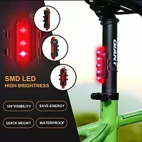 Bicycle Bike Back Tail Light With Tyre Valve Reflecting Light LED Rear Break Light  (Multicolor)-thumb1
