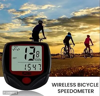 Cycle Speedometer | Waterproof Bicycle Odometer | 14 in 1 Function Speedometer | Speed Meter | Cycle Meter Speed Sensor | Wired Cyclocomputer for Cycles (Pack of 1)-thumb2