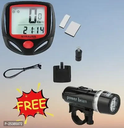 Enhance Your Cycling Experience with a Waterproof Bicycle Speedometer Odometer ndash; Wired Cyclocomputer with Free Front Light