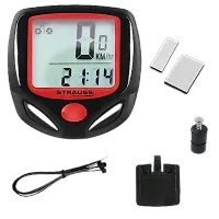 Bicycle Speedometer Odometer: Waterproof Wired Cyclocomputer with Free Charging Light-thumb2