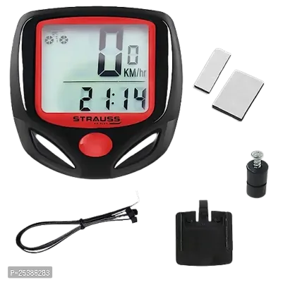 Bicycle Speedometer Odometer: Waterproof Wired Cyclocomputer with Free Charging Light-thumb3