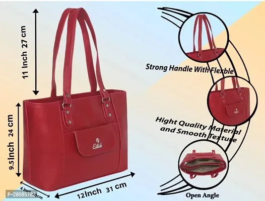 Handbag for Women Soft PU Leather Shoulder Bag Ladies Crossbody Purse  Pocketbooks(Red) - Walmart.com