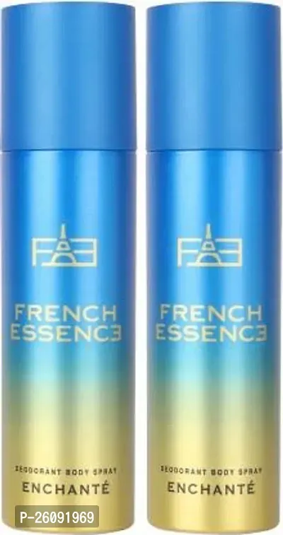 FRENCH ESSENCE ENCHANTE No Gas Deodorant Spray 50ML - For Men  Women  (100ml PACK OF 2)