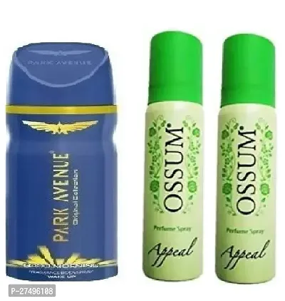 Park Avenue Good Morning 40ml, Ossum Appeal25ml, Appeal 25ml (pack of 3) Body deodorants for men women