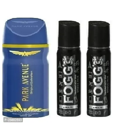 Park Avenue Good Morning 40ml, Fogg Amaze 25ml, Amaze 25ml (pack 0f 3) Body deodorants for men women