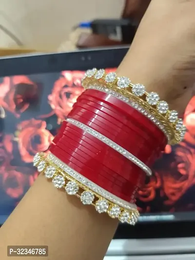 METAL RED BANGLES -PACK OF QUEEN BANGLES SET FOR YOU -OFFER-thumb0