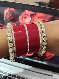 METAL RED BANGLES -PACK OF QUEEN BANGLES SET FOR YOU -OFFER-thumb2