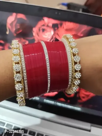 METAL RED BANGLES -PACK OF QUEEN BANGLES SET FOR YOU -OFFER-thumb3