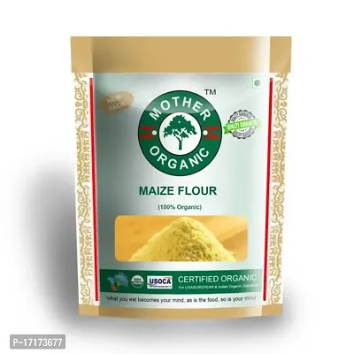 Mother Organic Maize Atta Makka  Maize Atta For Cooking-thumb0
