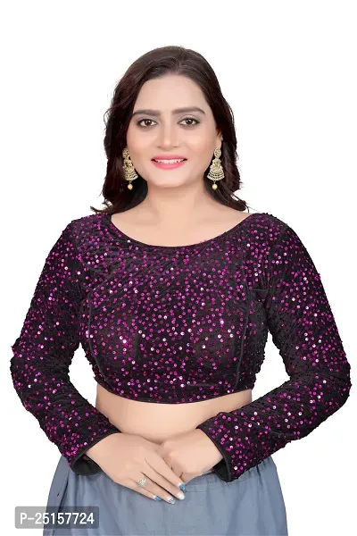 Reliable Velvet  Stitched Blouses For Women