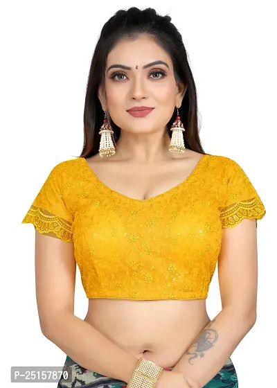 Reliable Net  Stitched Blouses For Women