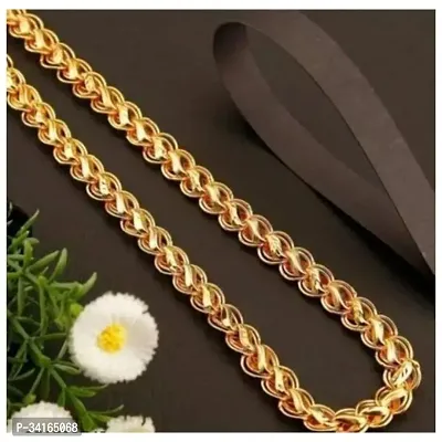 Shimmering Golden Brass Chains For Women And Men-thumb3