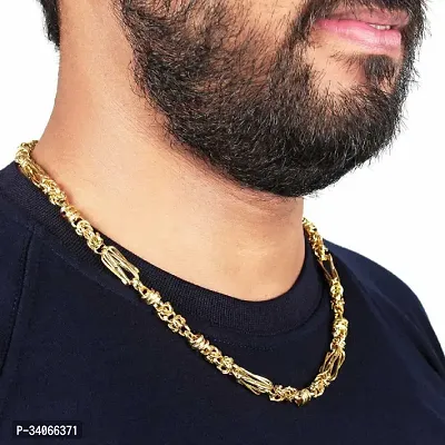 Beautiful Brass Golden Chain For Men-thumb2