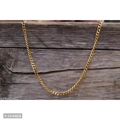 Shimmering Golden Brass Chains For Women And Men-thumb3