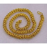 Shimmering Golden Brass Chains For Women And Men-thumb1