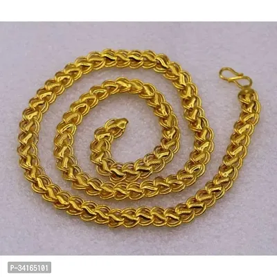 Shimmering Golden Brass Chains For Women And Men-thumb2