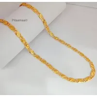 Shimmering Golden Brass Chains For Men-thumb1