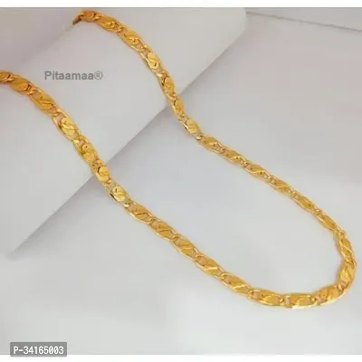 Shimmering Golden Brass Chains For Men-thumb2