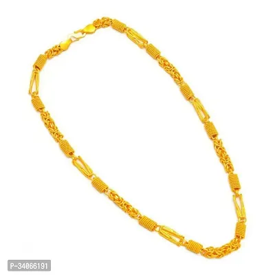 Beautiful Brass Golden Chain For Men-thumb0