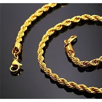 Shimmering Golden Brass Chains For Men-thumb1