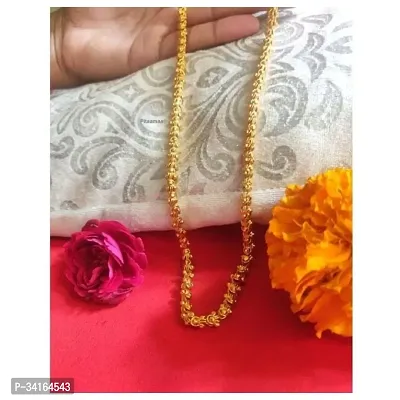 Shimmering Golden Brass Chains For Men-thumb2