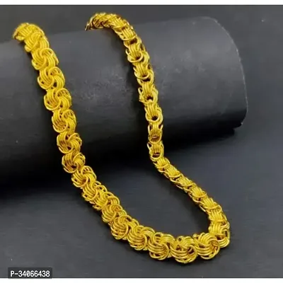 Beautiful Brass Golden Chain For Men-thumb0