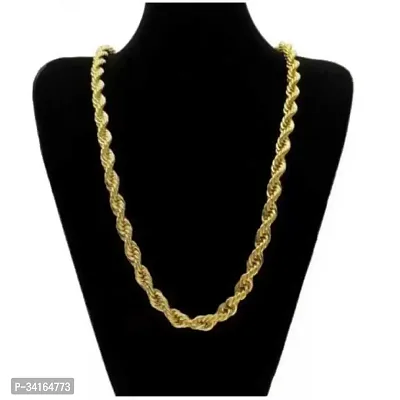 Shimmering Golden Brass Chains For Women And Men-thumb0