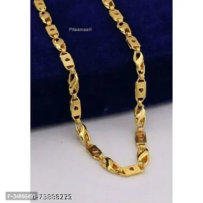 Beautiful Brass Golden Chain For Men-thumb2