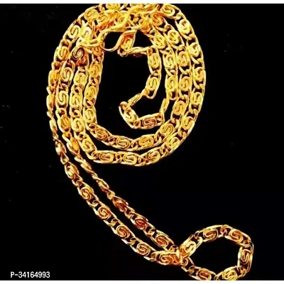 Shimmering Golden Brass Chains For Women And Men-thumb2