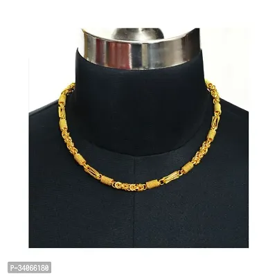 Beautiful Brass Golden Chain For Men-thumb0