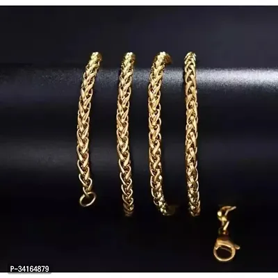 Shimmering Golden Brass Chains For Men-thumb3