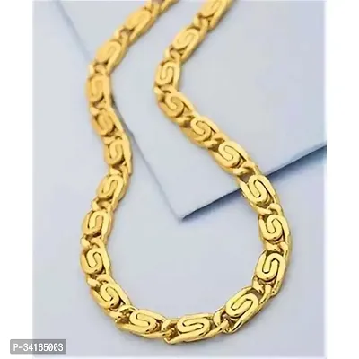 Shimmering Golden Brass Chains For Men-thumb0