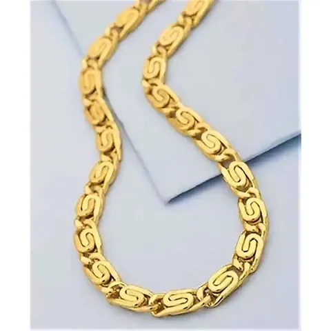 Stylish Brass Chain Water And Sweat Proof Jewellery For Men