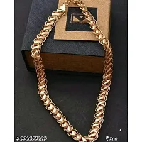 Shimmering Golden Brass Chains For Men-thumb2