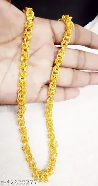 Beautiful Brass Golden Chain For Men-thumb1