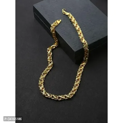 Shimmering Golden Brass Chains For Men-thumb0