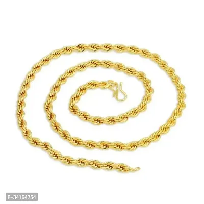 Shimmering Golden Brass Chains For Men And Women-thumb0