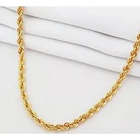 Shimmering Golden Brass Chains For Men-thumb1