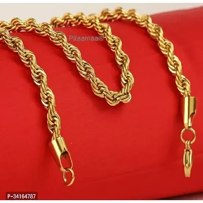 Shimmering Golden Brass Chains For Men-thumb3