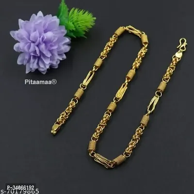 Beautiful Brass Golden Chain For Men-thumb2