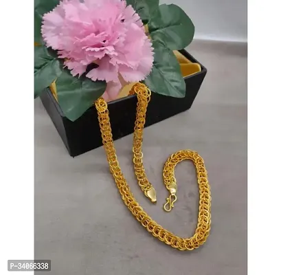 Beautiful Brass Golden Chain For Men-thumb3