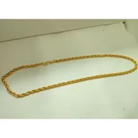 Shimmering Golden Brass Chains For Women And Men-thumb1