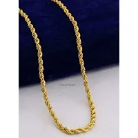 Shimmering Golden Brass Chains For Men And Women-thumb1