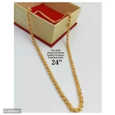 Shimmering Golden Brass Chains For Men-thumb2