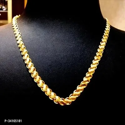 Shimmering Golden Brass Chains For Women And Men-thumb0