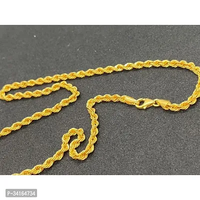 Shimmering Golden Brass Chains For Men And Women-thumb3