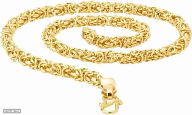 Beautiful Brass Golden Chain For Men-thumb2