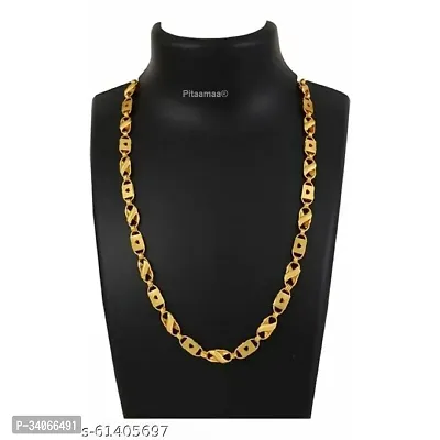 Beautiful Brass Golden Chain For Men-thumb0