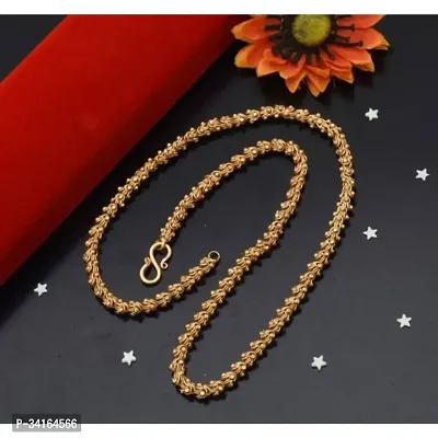 Shimmering Golden Brass Chains For Men-thumb3