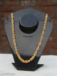 Beautiful Brass Golden Chain For Men-thumb1